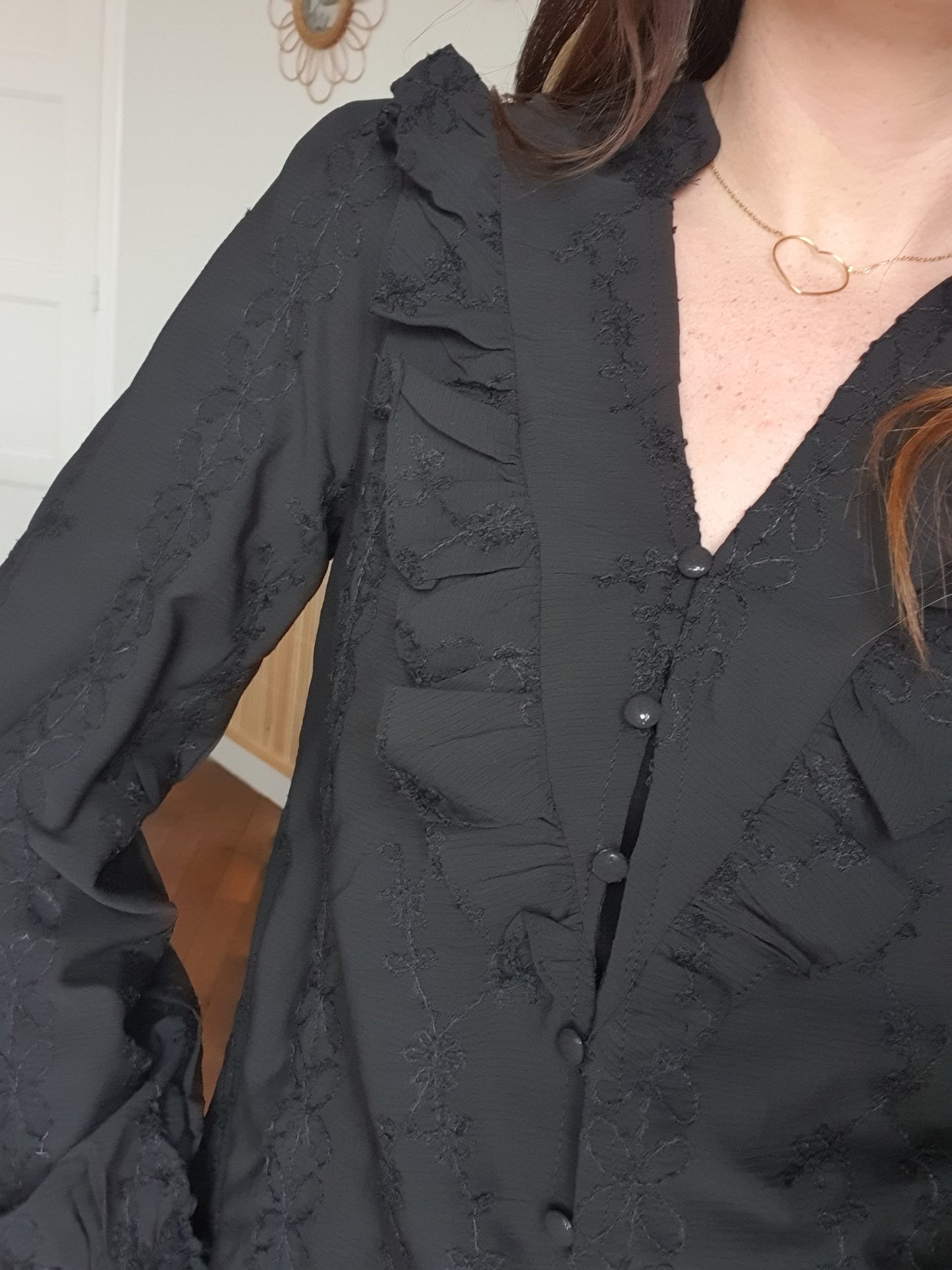 Blouse noire ST MALO