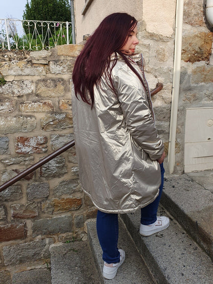 Parka fourrée HELSINKI Curvy (gold)