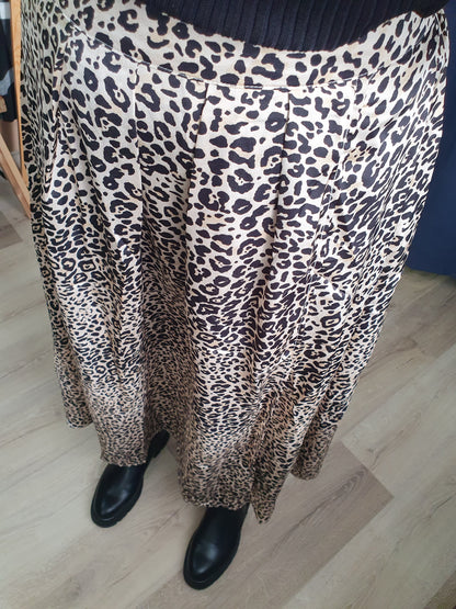 Jupe longue LEOPARD