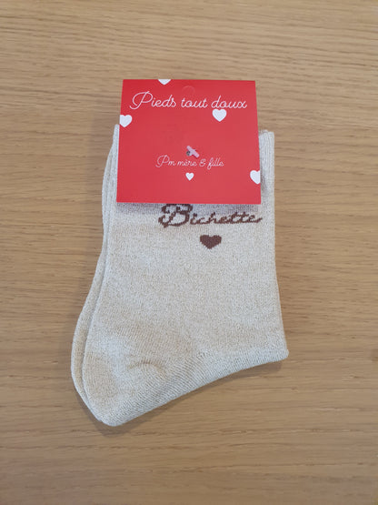 Chaussettes BICHETTE (beige)