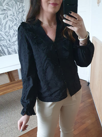 Blouse noire ST MALO