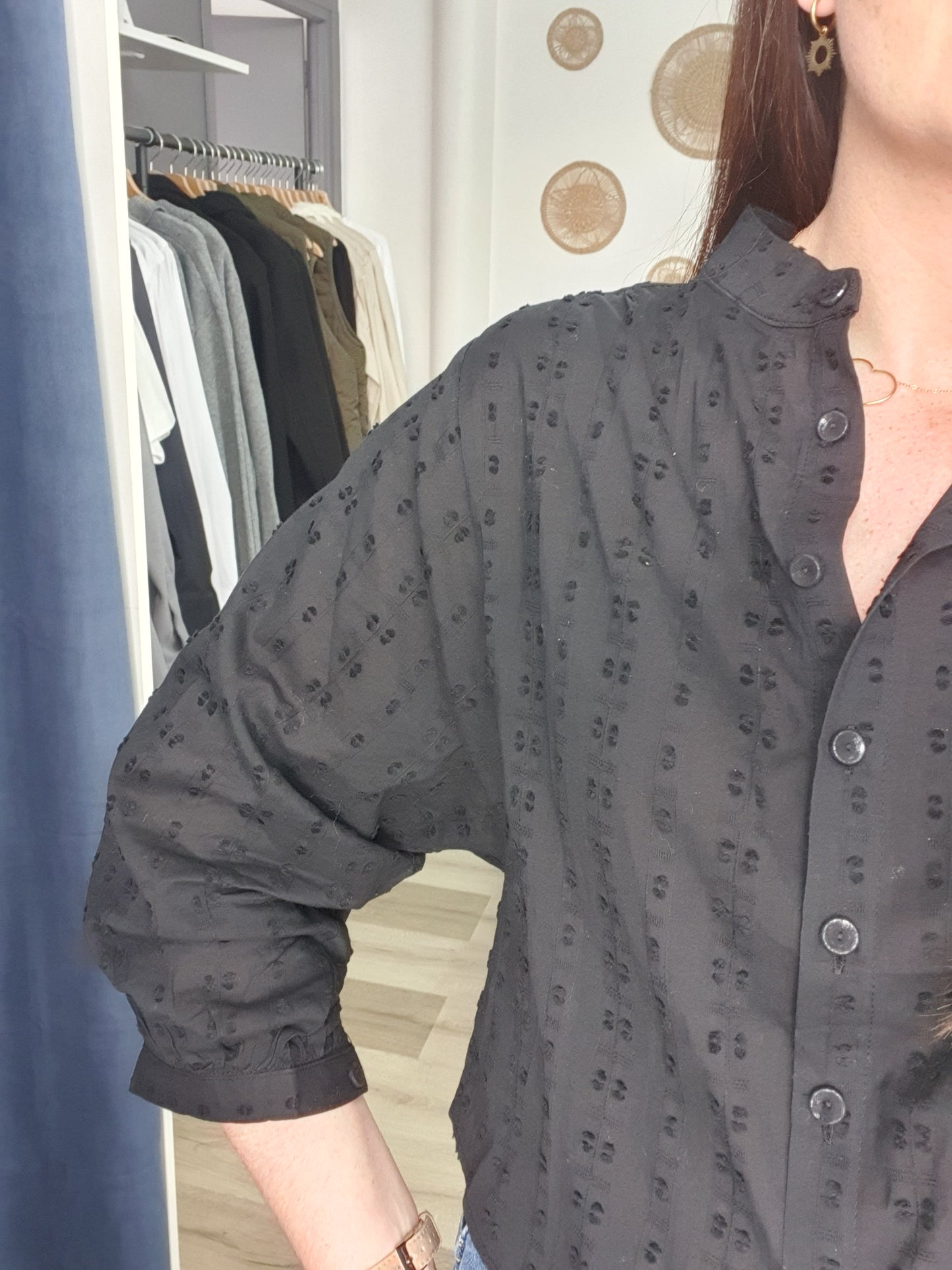 Blouse SAUMUR (noir)