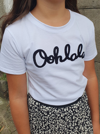 T-shirt OOHLALA (blanc/noir)