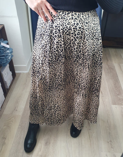 Jupe longue LEOPARD