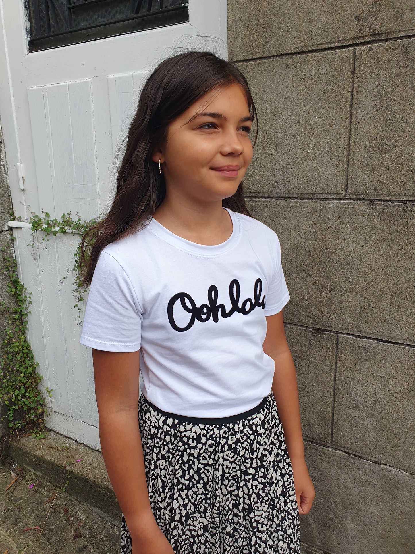 T-shirt OOHLALA (blanc/noir)