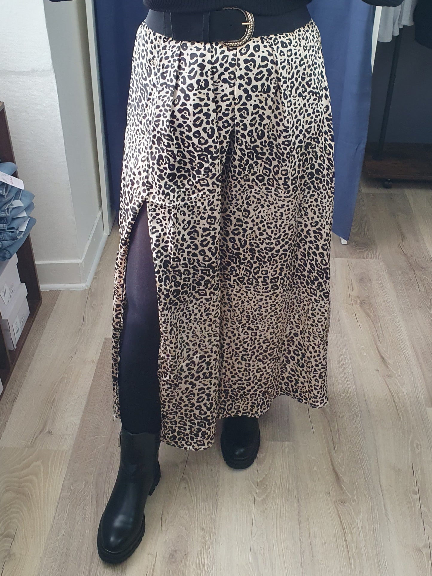 Jupe longue LEOPARD